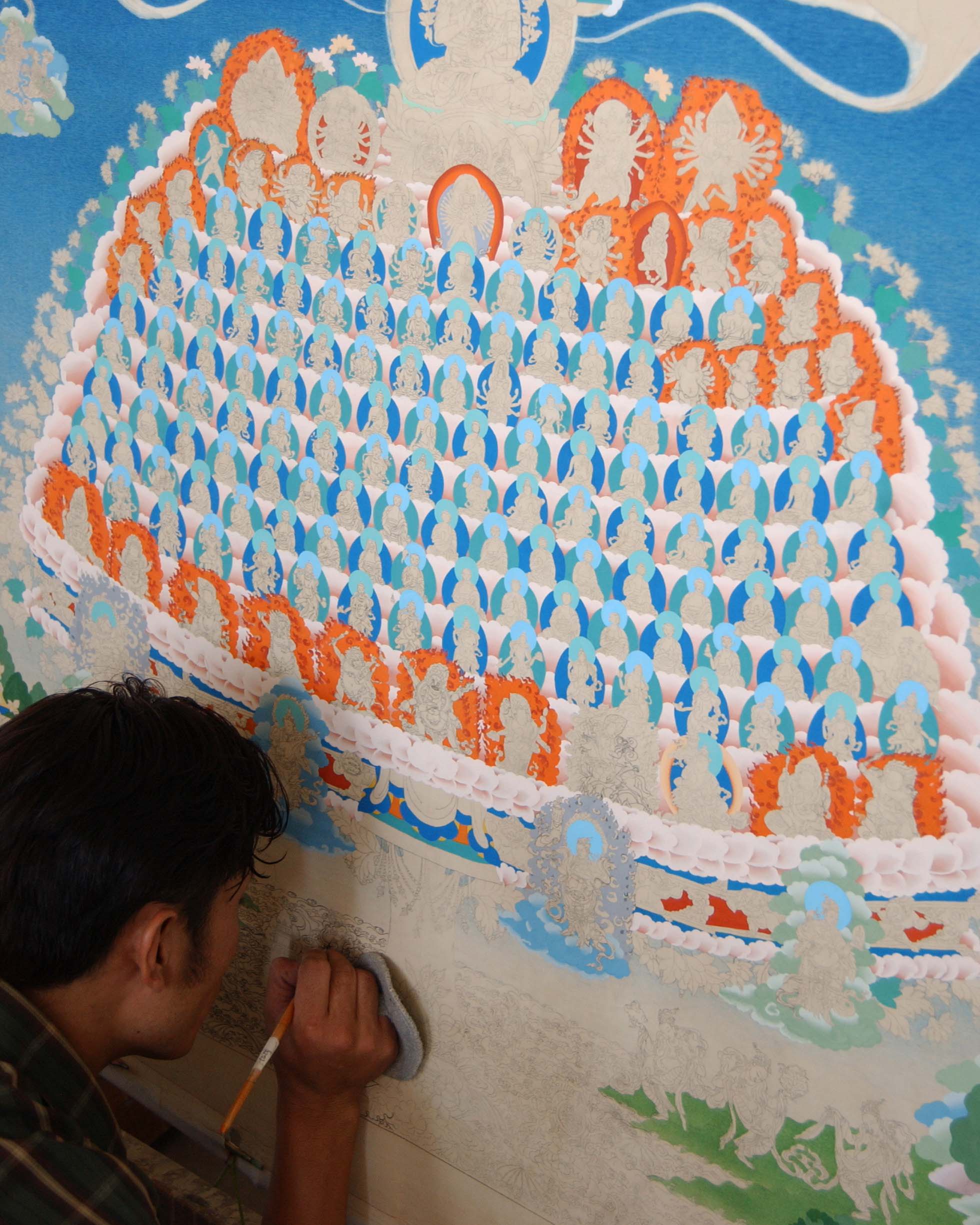 Norbulingka artist at work
